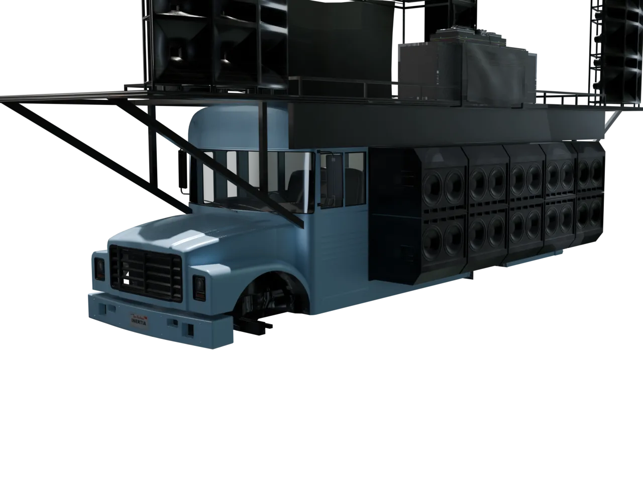Festival Bus — Stock — Front left