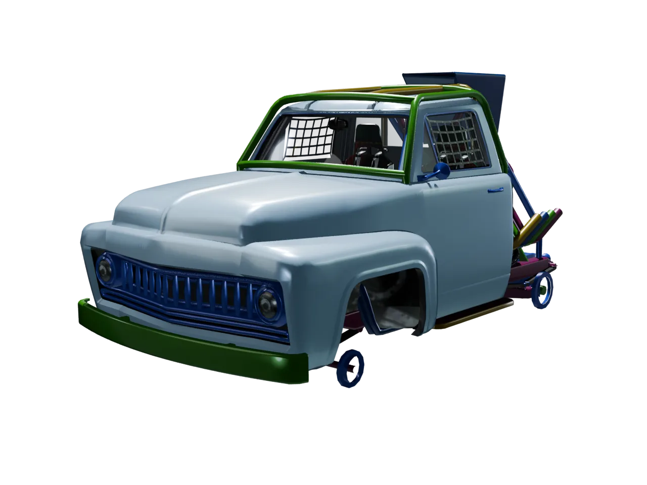 Nightmare Slamvan — Stock — Front left